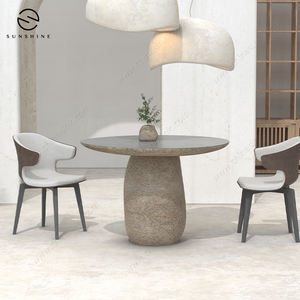 Losa de mesa de comedor de granito negro resistente al calor para uso en interiores y exteriores - Product Image 4