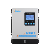 Ampinvt MPPT Solar-Laderegler 12V 24V 36V 48V 40A 60A 80A für Solaranlagen und LiFePO4-Batterien