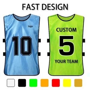 Rompi Latihan Sepak Bola Berbahan Mesh Bernapas dengan Logo Kustom untuk Dewasa dan Remaja - Product Image 1