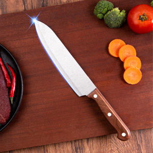 Couteau de <span class=keywords><strong>chef</strong></span> japonais de 8 pouces, couteau à sashimi |   Couteau de cuisine en acier inoxydable à haute teneur en carbone Jinniangzi |   Artisanat en gros - Product Image 2