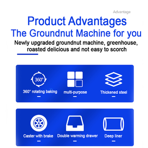 工厂制造木火加热烤架红薯玉米烘烤甘蔗烤梨5孔加热机 - Product Image 4