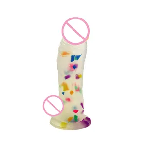 Jelly Dildo Huge Realistic Sex Male Toys Big Female Masturbation Dildos For Women Suction Cup Crystal Dildo For Women Penis