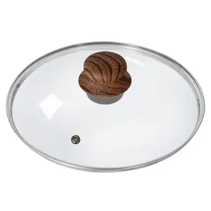 Export to Japan Universal Glass Lid for Non-stick Frying Pans and Flat-bottom Pots