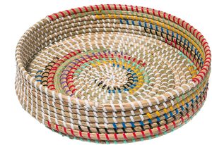 Naturel Herbiers Tissé Panier Ronde Plateau de service Panier Tissé À La Main Du Vietnam - Product Image 2