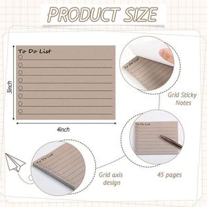 <b>Sticky</b> <b>Note</b> High Viscosity Colorful Portable Notepad Daily Plan for Students Enterprise Customized LOGO Wholesale - Product Image 2