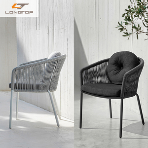 Meubles d'extérieur en rotin, chaises <span class=keywords><strong>de</strong></span> salle à manger rondes, ensembles <span class=keywords><strong>de</strong></span> <span class=keywords><strong>Table</strong></span> d'extérieur en rotin/osier, cuisine moderne pour <span class=keywords><strong>4</strong></span> <span class=keywords><strong>personnes</strong></span>, parc - Product Image 4