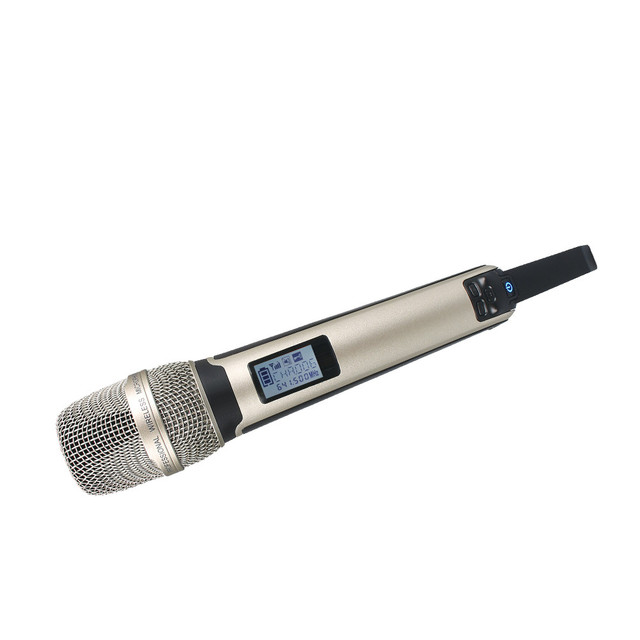 Hot Sale New High Quality Made Factory Best Price Handheld Gold Wireless Microphones Stage