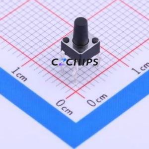 TSA451G70-250 Tactile Switch Through hole-4P,4.5x4.5mm Switch Single Pole Single Throw Round Button 2.5N Through Hole - Product Image 1