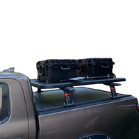Support de lit de camion universel, support d'échelle de camion réglable en aluminium, barre de protection pour pick-up, capacité de charge de 500 kg