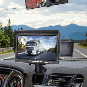 12V-24V 7 "inch LCD xe chiếu hậu sao lưu máy ảnh tầm nhìn ban đêm đảo ngược Viện trợ IPS hiển thị điều khiển từ xa mdvr TV màn hình hỗ trợ - Product Image 3