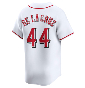 Camiseta de Béisbol Bordada al por Mayor, Transpirable, de Verano, para Hombre, Roja de Cincinnati, USA # 44 Elly De La Cruz # 11 Barry Larkin # 7 <span class=keywords><strong>Spencer</strong></span> - Product Image 3