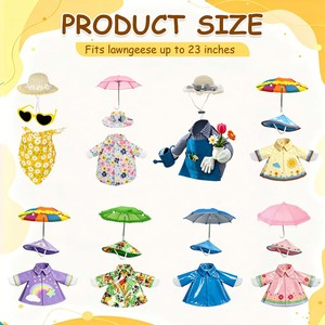 Nouveau Bestseller : Costume de canard de porche, style pastoral, motif floral, design personnalisable, imperméable de <span class=keywords><strong>jardinier</strong></span> style ferme - Product Image 4