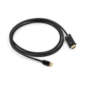 สายเคเบิลมินิ ดีพีเป็น HDMI 1.8 ม. อะแดปเตอร์แปลงสัญญาณความเร็วสูงสำหรับแล็ปท็อปพร้อมขั้วต่อชุบทองสำหรับการเชื่อมต่อจอแสดงผลคอมพิวเตอร์ - Product Image 1