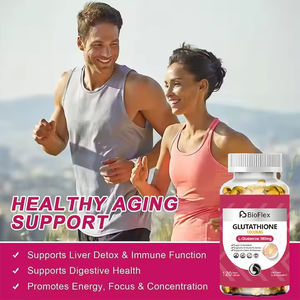 Custom Skin Whitening Anti-Aging Vitamine C & D3 Glutathion Softgels Supplementen met <span class=keywords><strong>L</strong></span>-glutamine en <span class=keywords><strong>Alpha</strong></span> Lipoïnezuur - Product Image 3