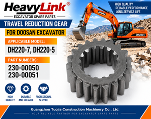 Ensemble d'engrenages de réducteur de translation pour excavatrice Doosan DH220-7 DH220-5, référence 230-00050 230-00051 - Product Image 5