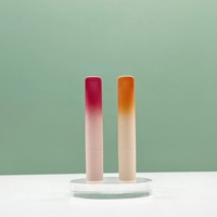 Tube de gloss à lèvres vide givré mat de 3 ml avec logo personnalisé, vente en gros, emballage cosmétique en tube cylindrique pour marque de beauté