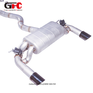 304SS รถอะไหล่รถยนต์สำหรับ<span class=keywords><strong>2016</strong></span> BMW 340i 335i 435i 440I F30 F36 F32 B58ท่อไอเสียเดี่ยว3.0T - Product Image 5