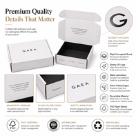 Boîtes d'emballage en carton personnalisées, design mat, portables, avec logo brillant UV, coffrets cadeaux avec votre propre logo