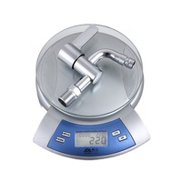 Robinet d'extérieur moderne en acier inoxydable chromé à ouverture rapide, à poignée unique, pour machine à laver et bassin de lavage, avec valve en céramique