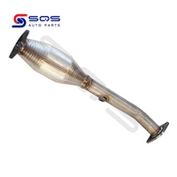 Convertisseur catalytique à trois voies en acier inoxydable de haute qualité SQS OEM/ODM pour Infiniti QX56/QX80 5.6L 2011-2017, personnalisé Euro 3-6