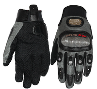 Gants de moto tout-terrain populaires en gros, respirants, pour sports de plein air, à doigts complets, coupe-vent, antidérapants, compatibles écran tactile