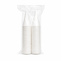 Gobelet jetable blanc pour glace pilée 4oz 6oz, cône en papier pour crème glacée pilée, fournitures pour fêtes estivales et glace pilée