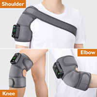 Portable chauffé Vibration coude épaule articulation soulagement de la douleur masseur sans fil électrique genou masseur ceinture pour un usage domestique