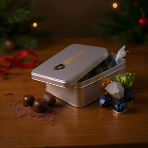 Cioco Party Box - Confezione Regalo Personale Assortimento Cioccolatini Premium in Scatola di Latta - Product Image 3