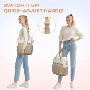 Sac à dos de voyage antivol personnalisé pour femmes, 15,6 pouces, poche RFID, résistant à l'eau, sac à dos pour ordinateur portable - Product Image 3