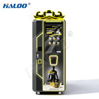 Fabricant de distributeurs automatiques Haloo, distributeur automatique de boissons protéinées à écran tactile OEM, distributeur automatique de boissons protéinées pour salle de sport
