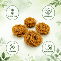 High Protein Konjac Ramen Gluten Free No Cooking Instant Healthy Dry Shirataki Noodles Low Carb Vegan Keto Diet Meal
