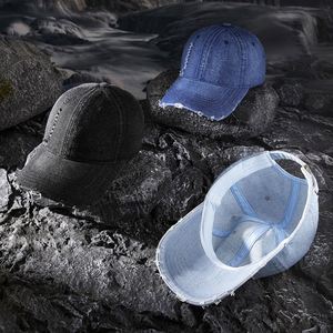 Make <strong>Old</strong> Ripped Baseball Personality <strong>Street</strong> Trend Soft Top Korean Style Couple Casual All-Matching Peaked Cap - Product Image 2