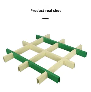 Pannelli per Controsoffitto in Alluminio a Celle Aperte/Griglia Ignifughi Impermeabili Pannello per Controsoffitto Sospeso - Product Image 4