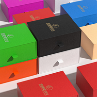 Emballage de flacon de parfum personnalisé avec logo, 100 ml, 50 ml, boîte à parfum rigide avec tiroir, boîte cadeau de luxe pour cosmétiques, bougies
