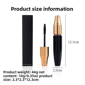 มาสคาร่าแบบน้ำ 4 มิติ สีดำทอง ต่อขนตาให้ยาวขึ้นอย่างเป็นธรรมชาติ ออร์แกนิค บำรุงขนตา ให้ความมันวาวแบบธรรมชาติ ปัดง่าย ไม่เลอะเปื้อน งอนเด้ง - Product Image 5