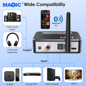 <span class=keywords><strong>Convertidor</strong></span> de Audio Digital a Analógico CE HIFI, BT5.2, Compatible con Disco U, Adaptador de Audio con Cable de Fibra Óptica - Product Image 5