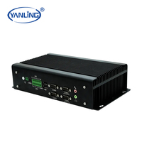 Mini PC industrial integrada 12th 13th 14th Gen con ventilador 4 USB3.0 4 USB2.0 6 RS232 COM Window 10/11 Linux