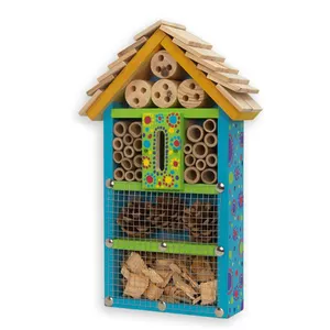 Premium Bug Hotel Kit DIY Solid Cedar Wood Craft Kit Mason Bee House