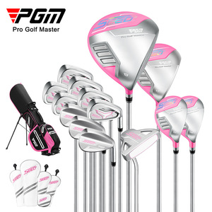 Pgm Jrtg016 Teenager Children's Titanium No. 1 Wood Stand Bag <b>Golf</b> Clubs Professional <b>Set</b> R Flex Jrtg016 Titanium Club - Product Image 1