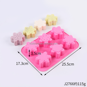 Albero di natale pan di zenzero uomo fiocchi di neve stampo in Silicone per la decorazione di torta Cross-Border frutta biscotto di zucchero stampo per natale - Product Image 5