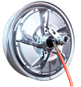 12 Zoll BLDC Hochleistungsmotor 108V 2000W Rechts 130 Trommelbremse 40H Getriebelos für AIMA Tailg <span class=keywords><strong>Sunra</strong></span> Cargo E-Moped - Product Image 4