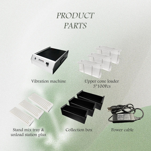 Maywaysky Knockbox 300 Máquina de llenado de rodillos de cono 3 bandejas de llenado separadas para 1 gramo - Product Image 4