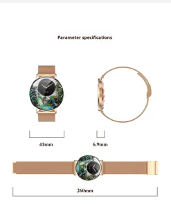 Nuovo Smartwatch di Lusso 2026 per Donne con Display LED, Monitoraggio della Frequenza Cardiaca, Orologio da Polso da <span class=keywords><strong>Donna</strong></span>, Regalo e Orologio per Coppie - Product Image 3