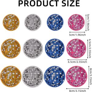 หมวกปักลายประกายวิบวับสำหรับผู้หญิงผู้ชายหมวกลายดิสโก้บอลแบบ DIY - Product Image 4