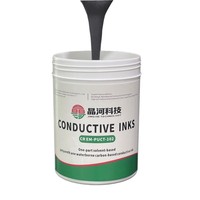 Encre conductrice à séchage rapide à base d'argent avec remplissage de carbone et résistance <100Ω, encre conductrice aqueuse pour circuits flexibles