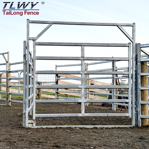 Rust Proof Steel Cattle <strong>Panel</strong> 12ft 10ft 9.5ft 6ft 8ft Heavy Duty Livestock Cattle Corral Fence Galvanised Cattle <strong>Panels</strong> - Product Image 4