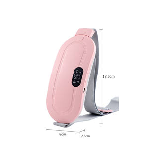 Almohadilla de calefacción Menstrual inalámbrica con pantalla Digital portátil, masaje de calentamiento rápido, cinturón envolvente para la cintura, masajeador Menstrual para mujer - Product Image 5