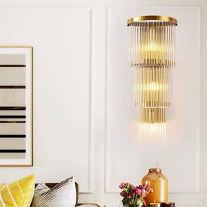New Design Modern Creative Crystal Indoor Lighting <b>Light</b> <b>Bedside</b> Bedroom Luxury Bracket Crystal Led <b>Wall</b> Lamp - Product Image 2