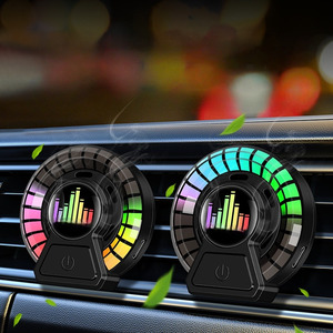 ไฟตกแต่งภายในรถยนต์พร้อมเครื่องกระจายกลิ่นหอม ควบคุมด้วยเสียง จังหวะดนตรี ไฟตกแต่งช่องแอร์รถยนต์ เครื่องกระจายกลิ่นหอมพร้อมไฟตกแต่ง - Product Image 1