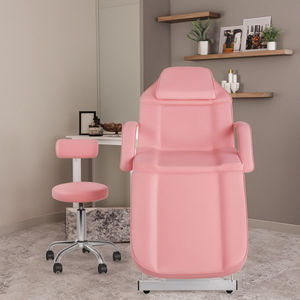 Neues Design Klappbare Kosmetikliege mit Sattelstuhl und Aufbewahrungsbox für Salon Spa Massageliege Ledermaterial - Product Image 2